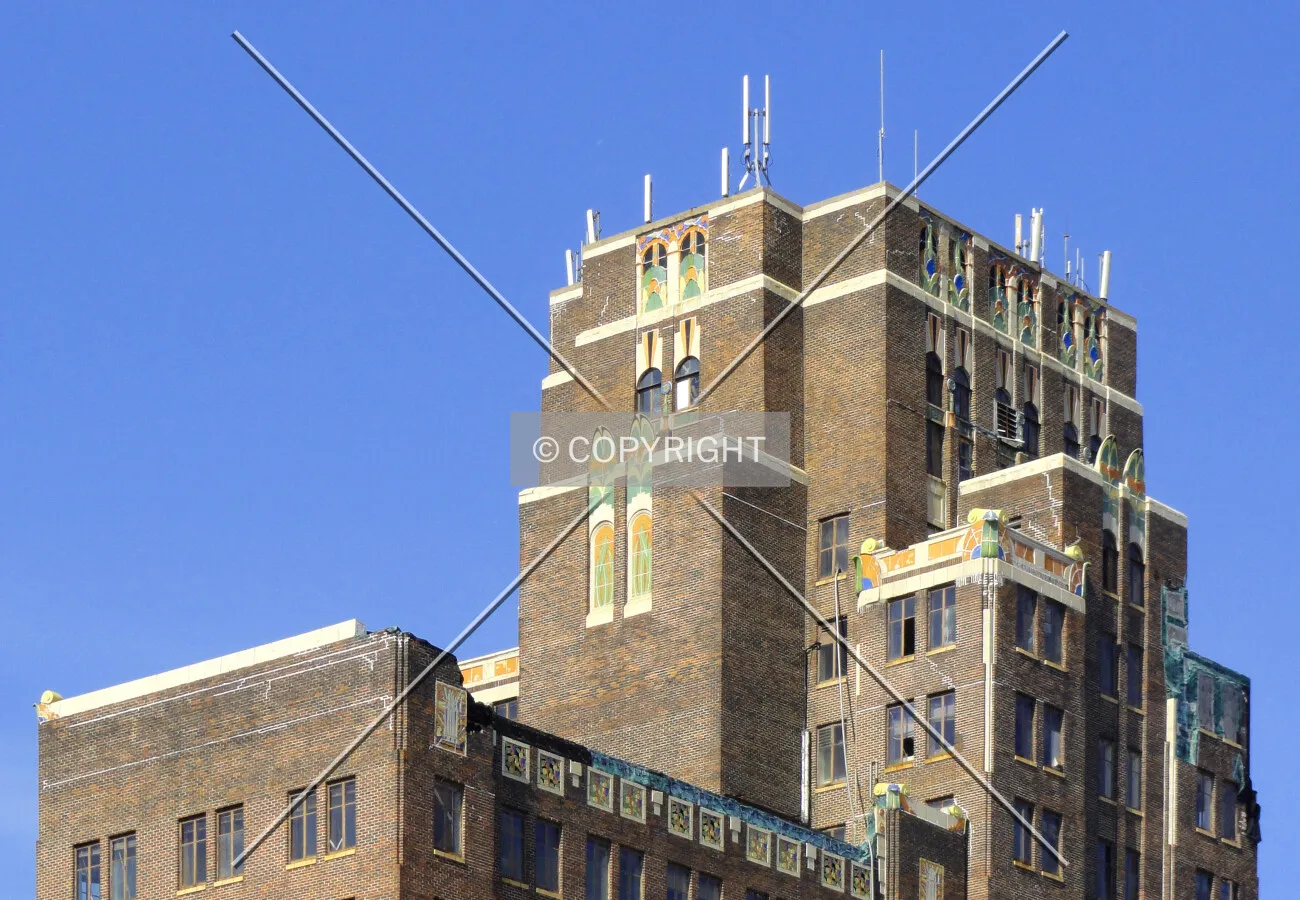 Top from the southwest
