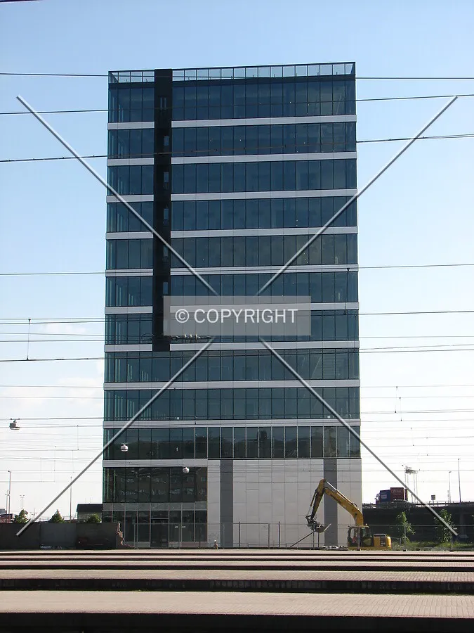 View of the north facade