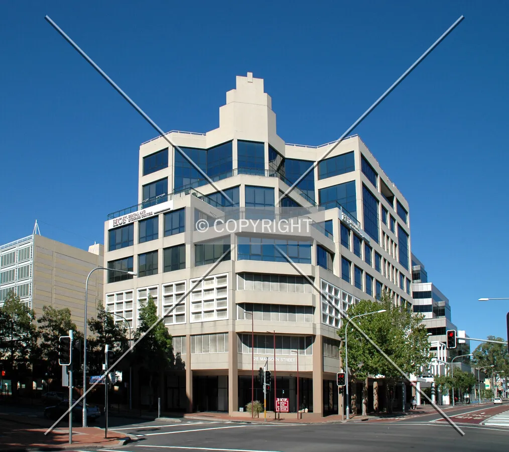 Full building view from the northeast