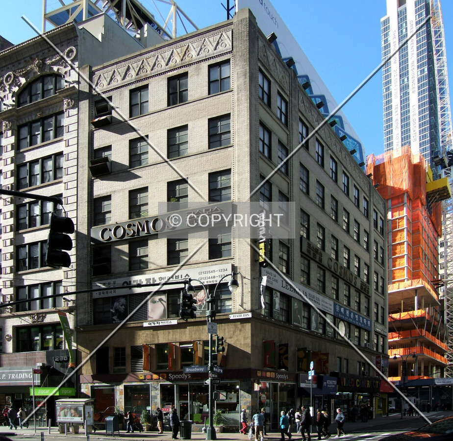 View from the east at Broadway and 32nd Street
