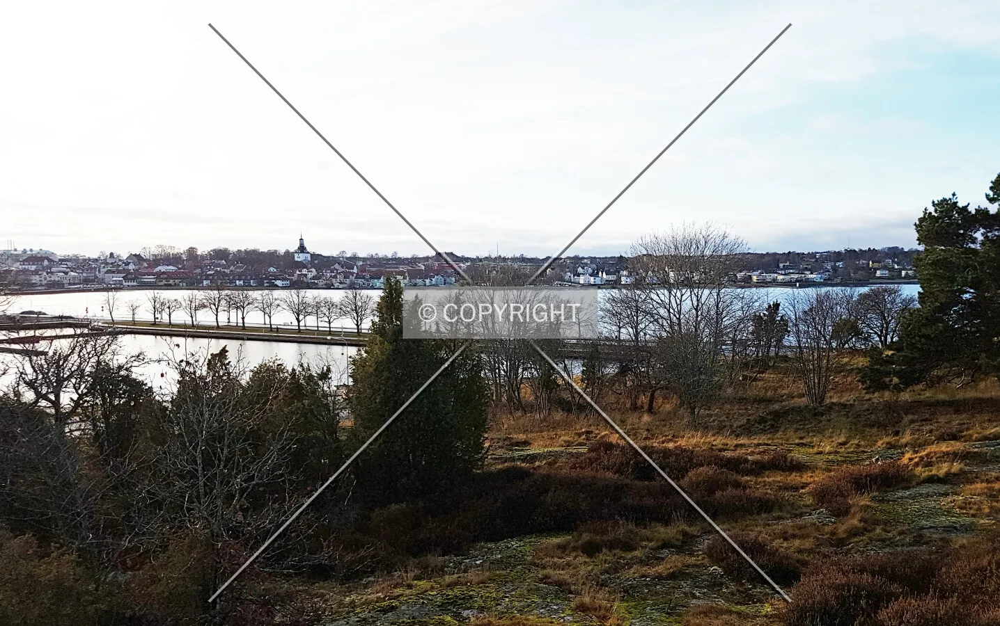 Panorama of Västervik (Sweden)