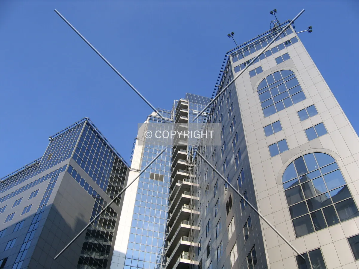 Looking up from the south