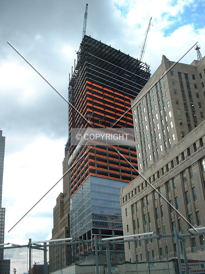 View from Vesey Street and Broadway