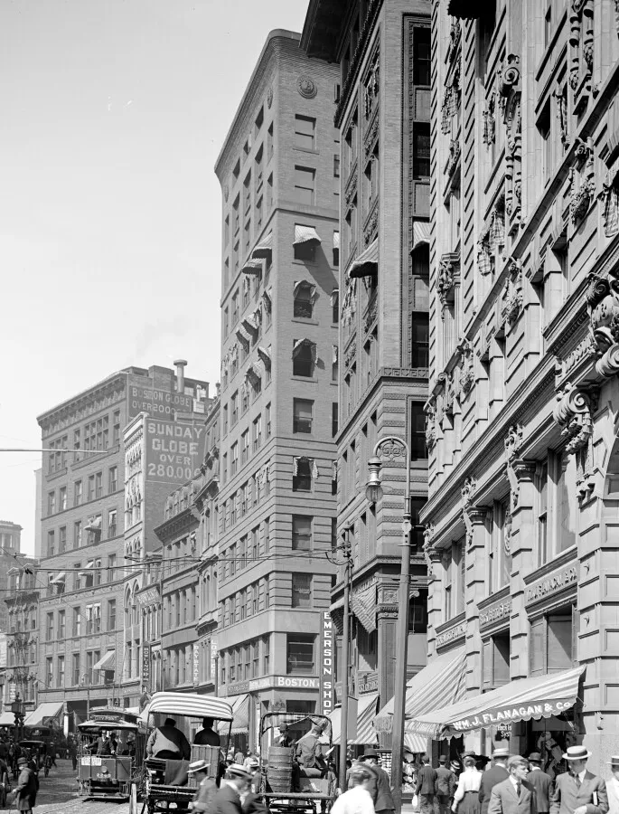 Vintage view from the southwest