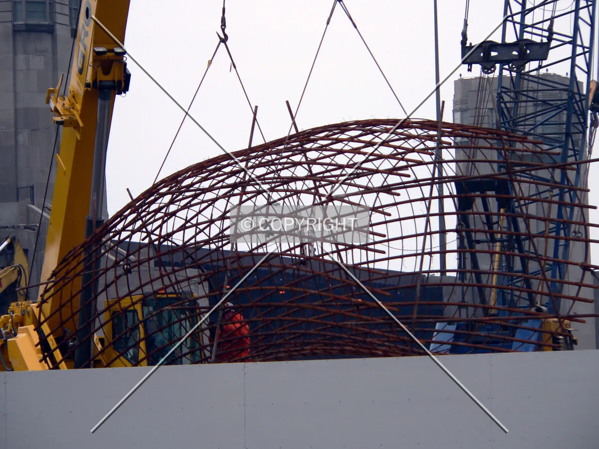 Moving a rebar cage