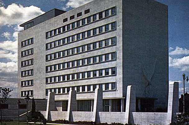 Vintage view from the northeast