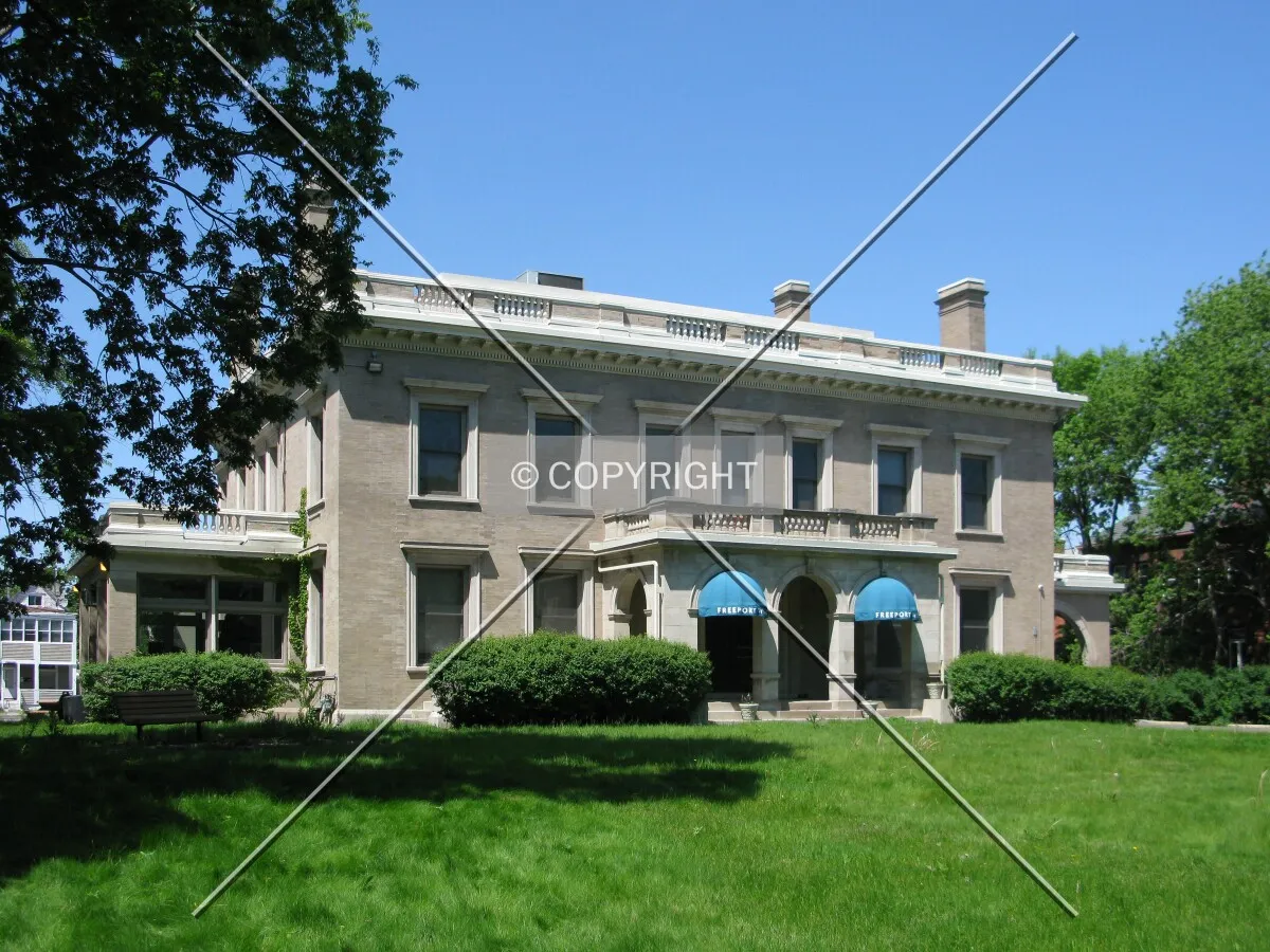 View to the northwest from Park Avenue