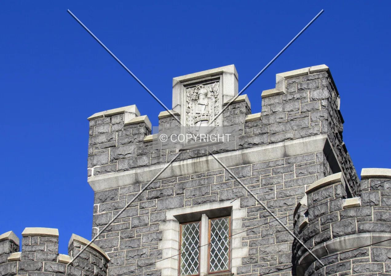 Western facade detail