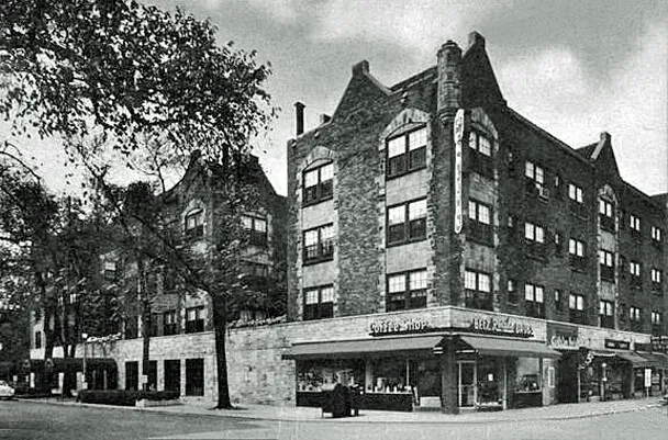 Vintage view from the southeast