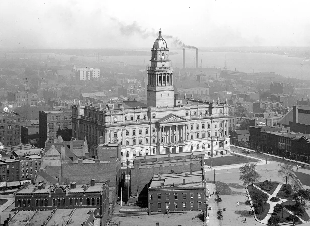 Vintage view from the west