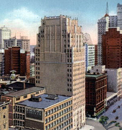 Vintage view from the northwest