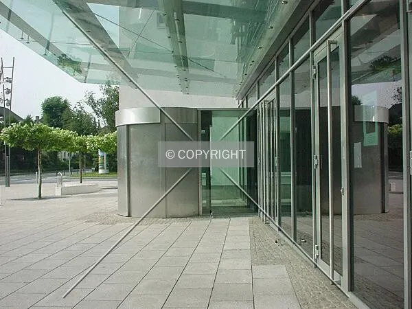 Main entrance; as seen from the right corner of the tower