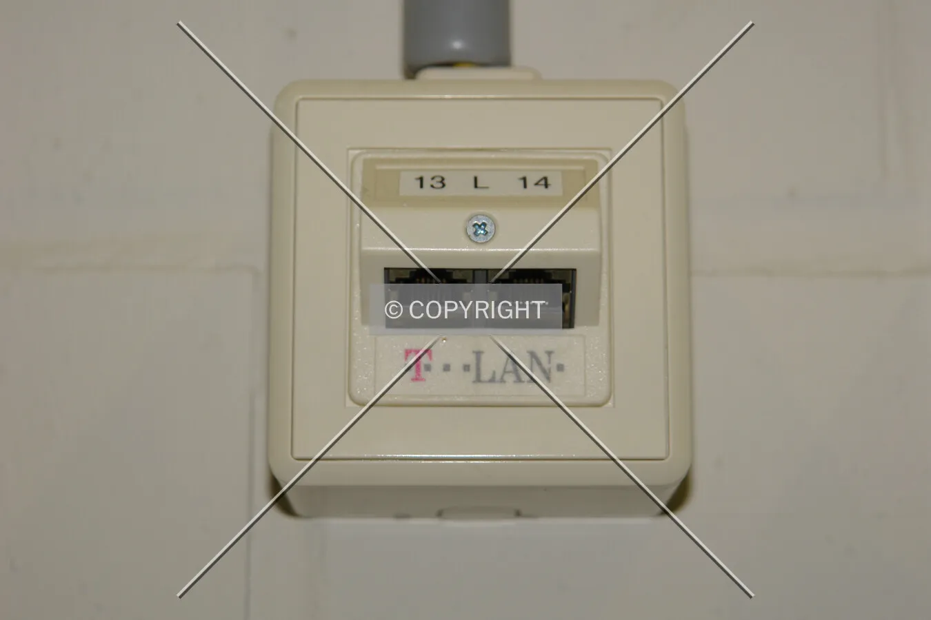 A socket used to a LAN network