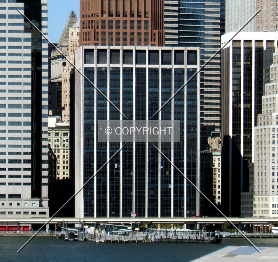 View from the southeast across the East River