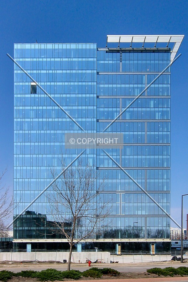 Full south elevation from across Old Shakopee Road