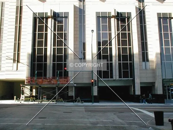 Street level view along Grand Avenue