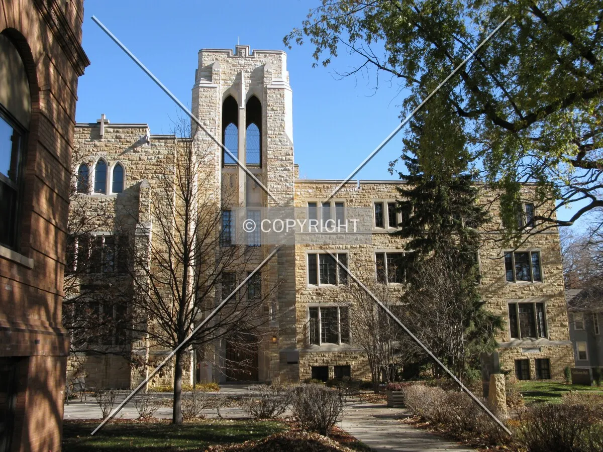Front elevation from Bockman Hall