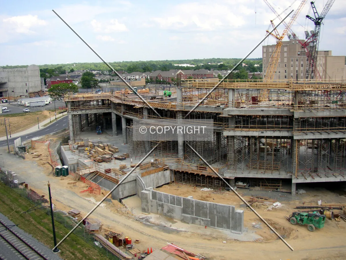 Looking northeast from atop the Bank of America garage