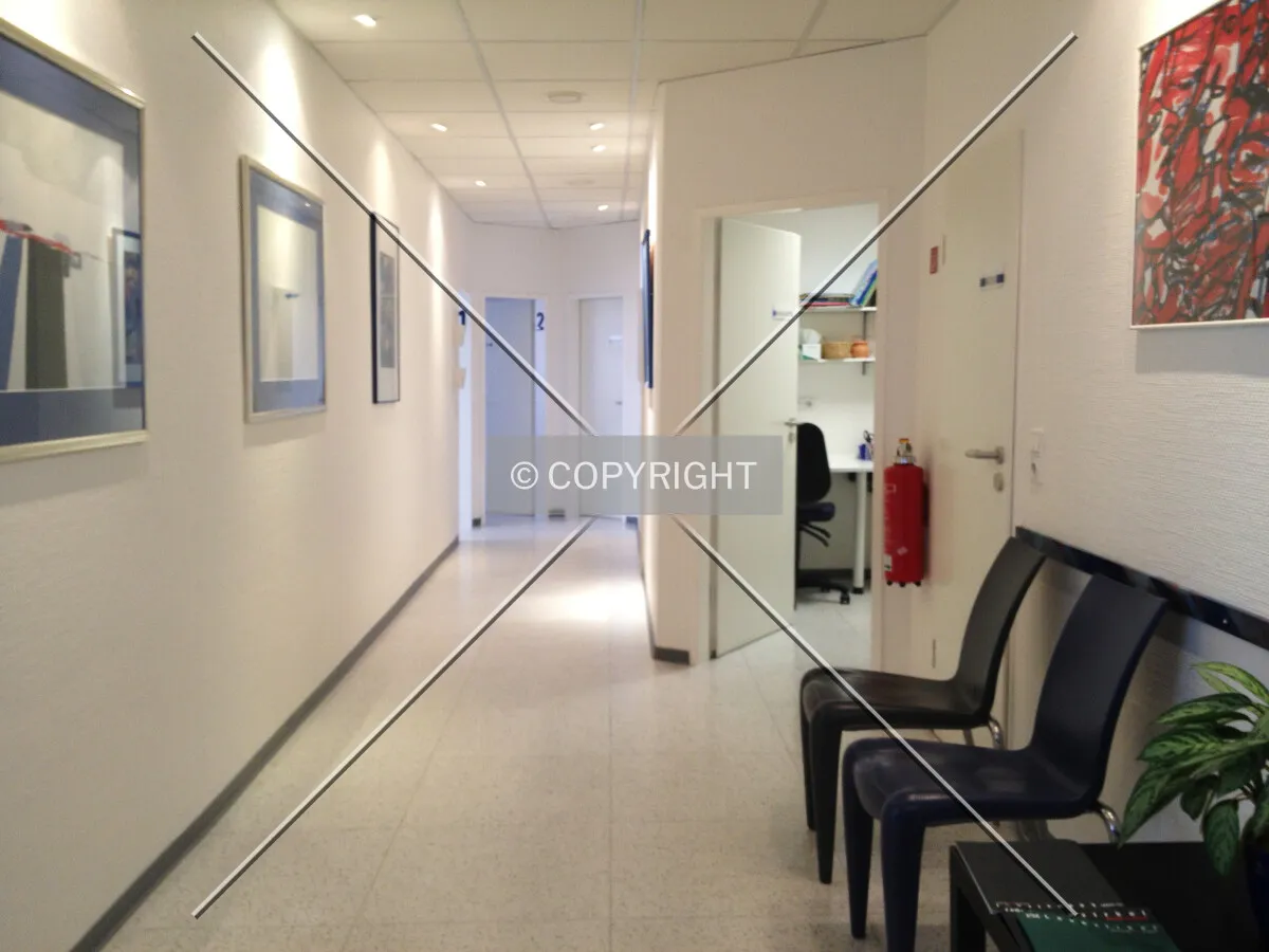 Corridor in a doctors office