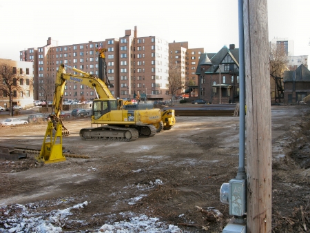 View to the east from Clifton Place