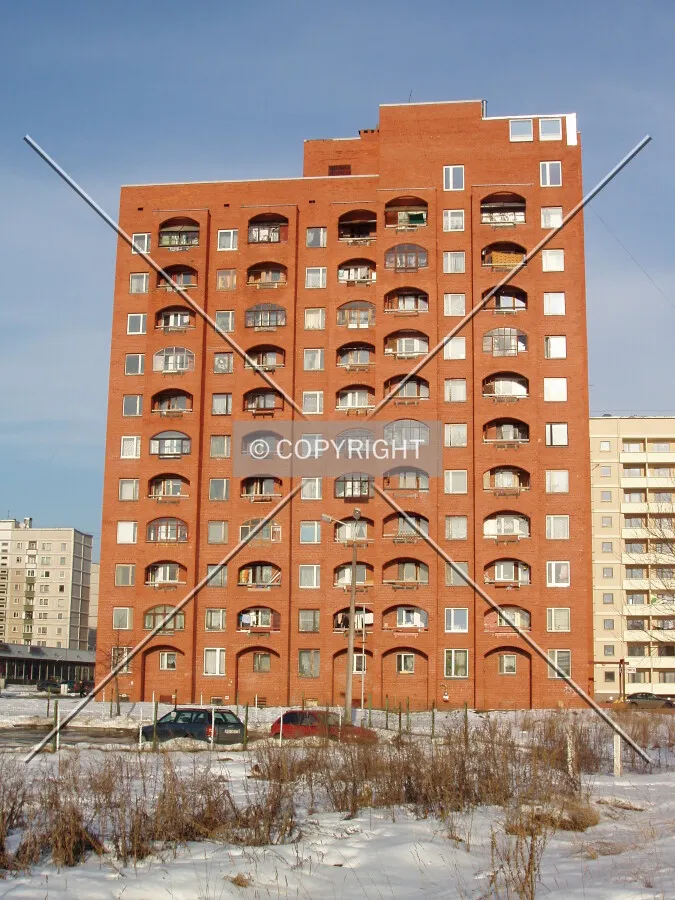View of the southwest facade from Ozolciema Street