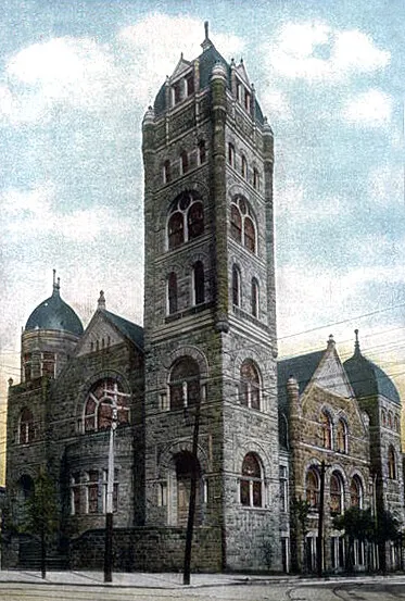Vintage view from the southwest