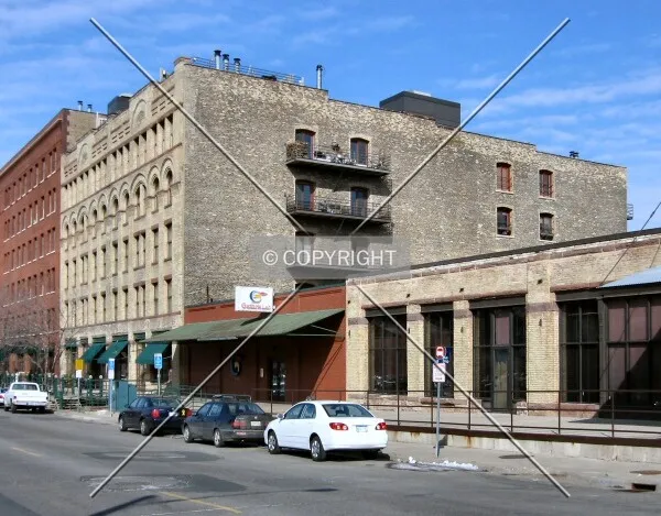 View to the north across 1st Street North