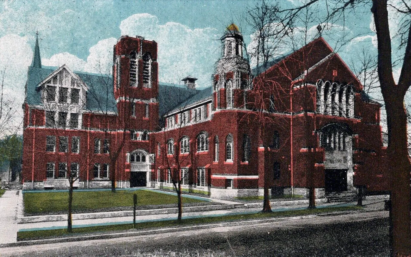 Vintage view from the southeast