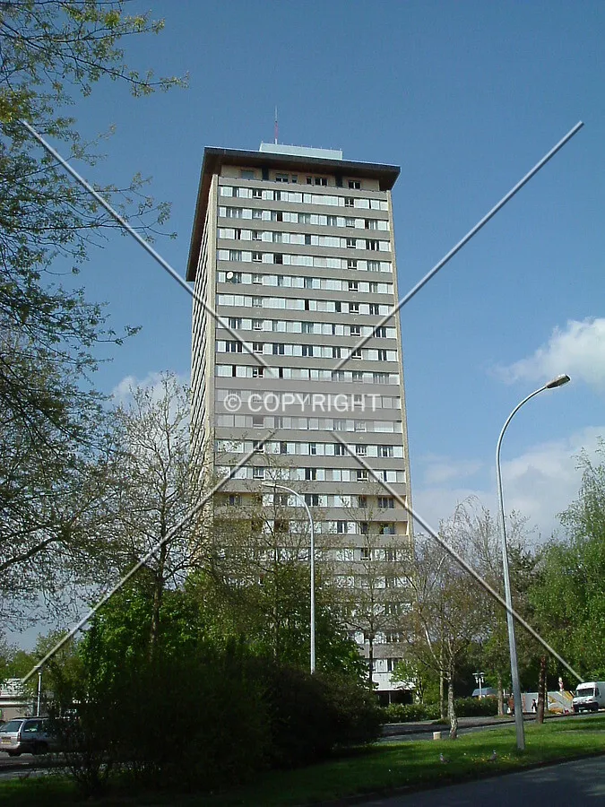 Face sud vue du Boulevard de l'Yser