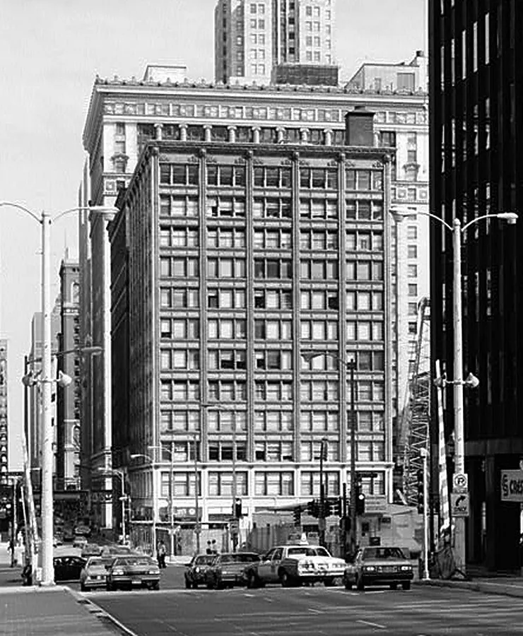 Vintage view from the northwest