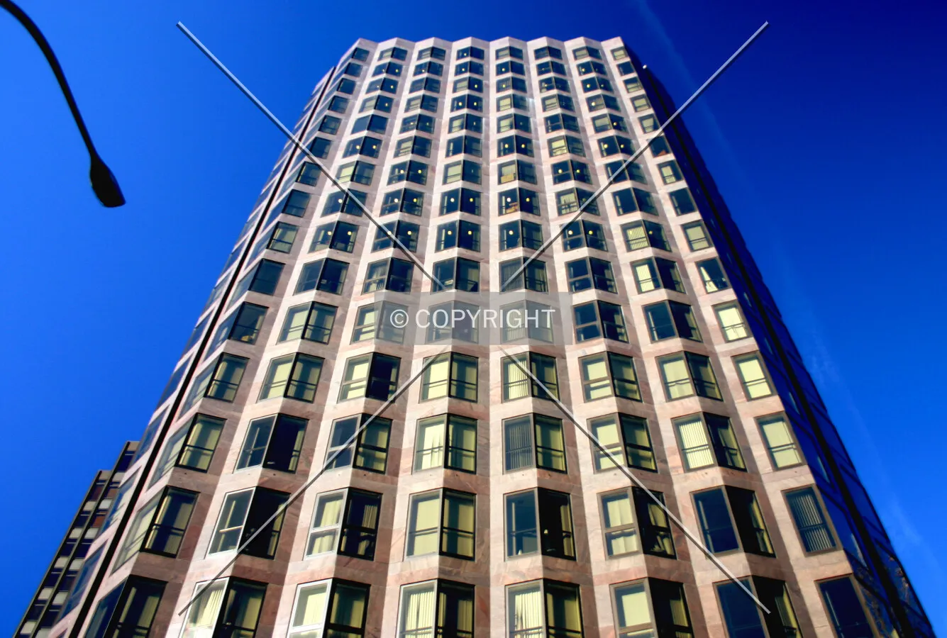 Looking up from Victoria Street