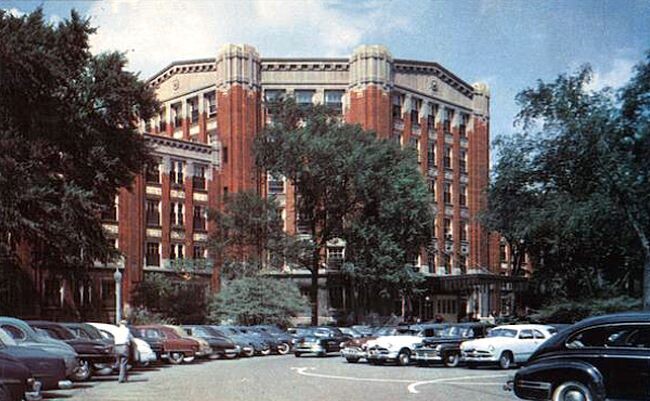 Vintage view from the southwest