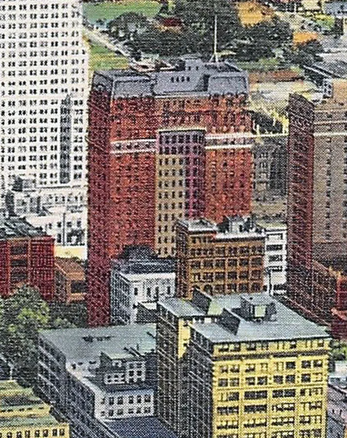 Vintage view from the northwest
