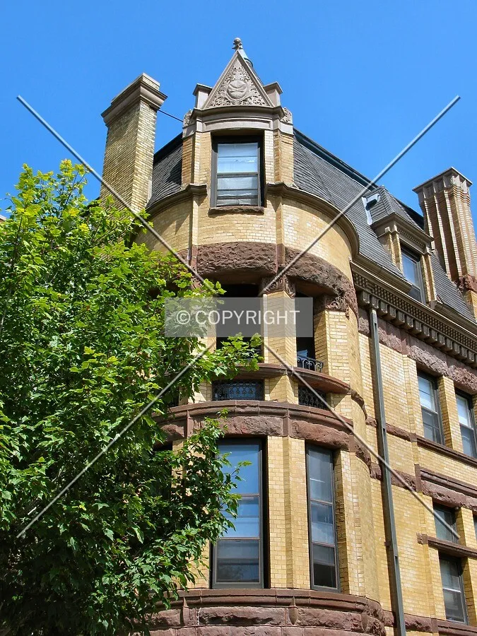 Looking up the south corner from North 5th Avenue West