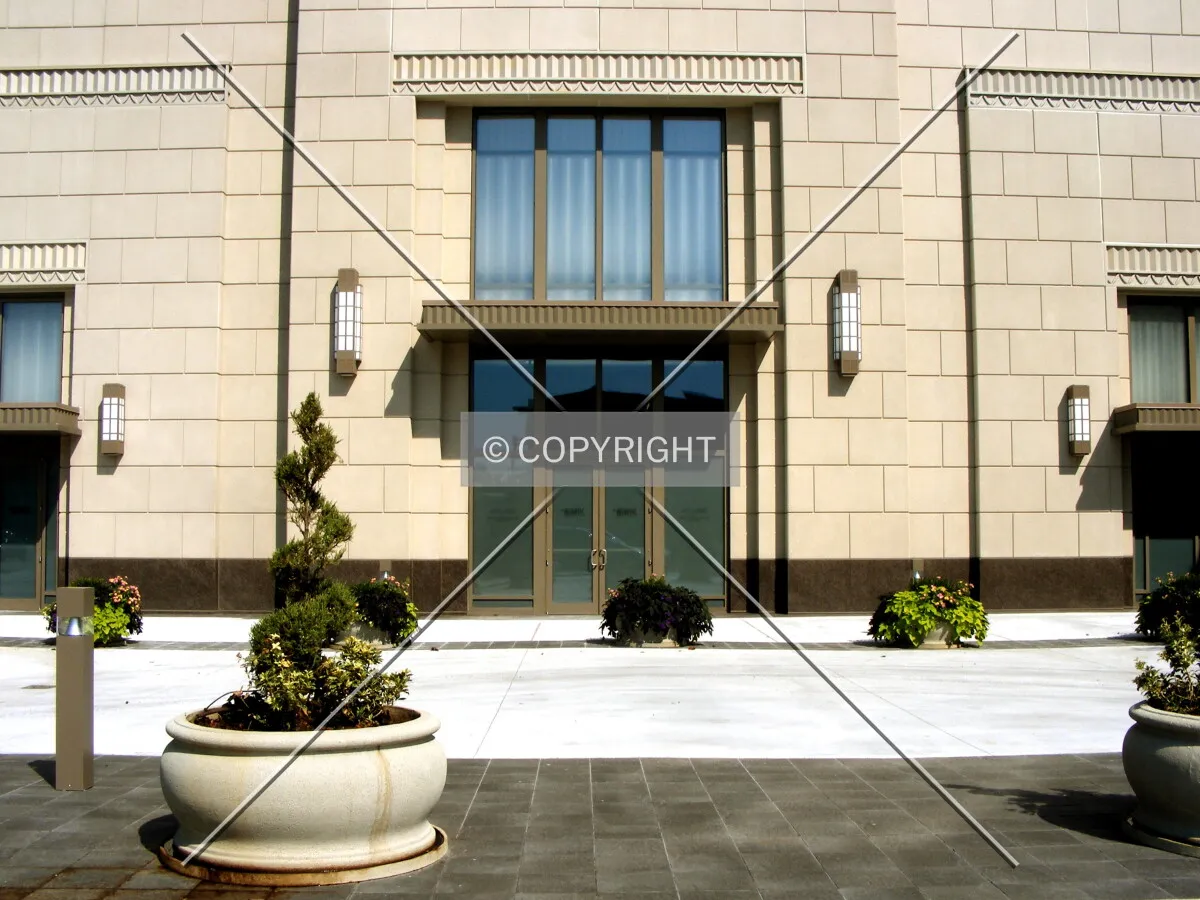 West entrance