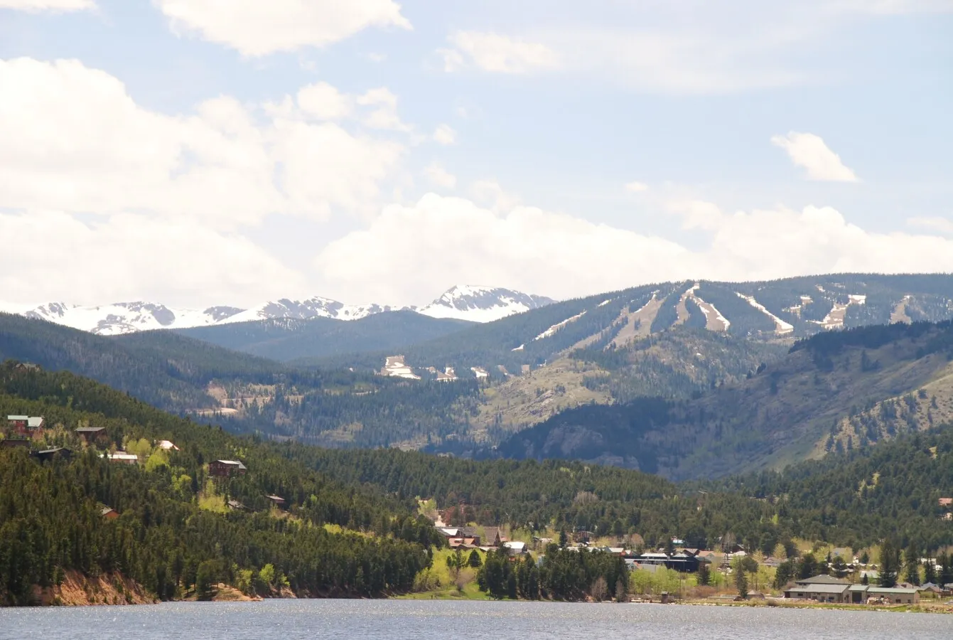 Looking west towards Nederland and Eldora Ski Area
