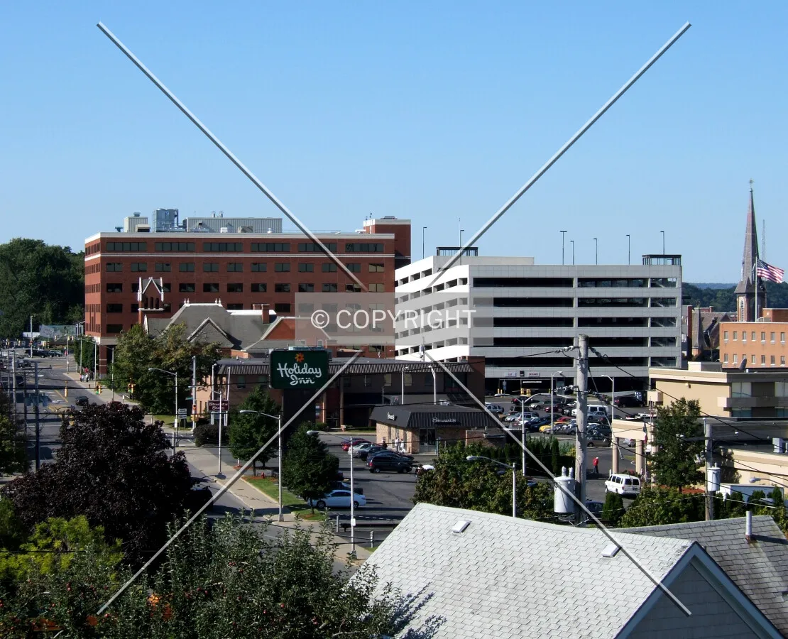 View from the northeast