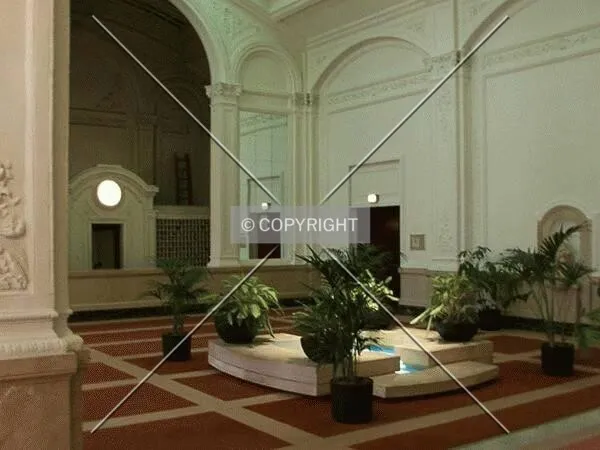 Southwest corner of lobby