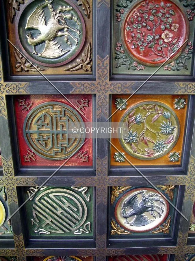 Chinese Room ceiling detail