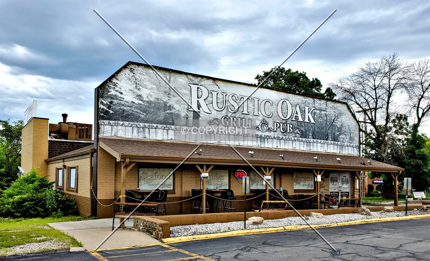 Northwest view; June 27, 2020