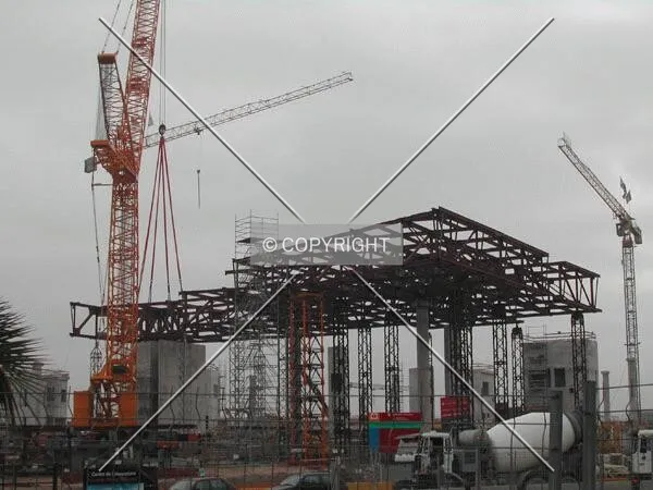 The super-structure construction process is very fast