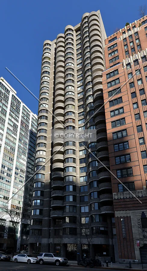 View from the west on Columbus Avenue