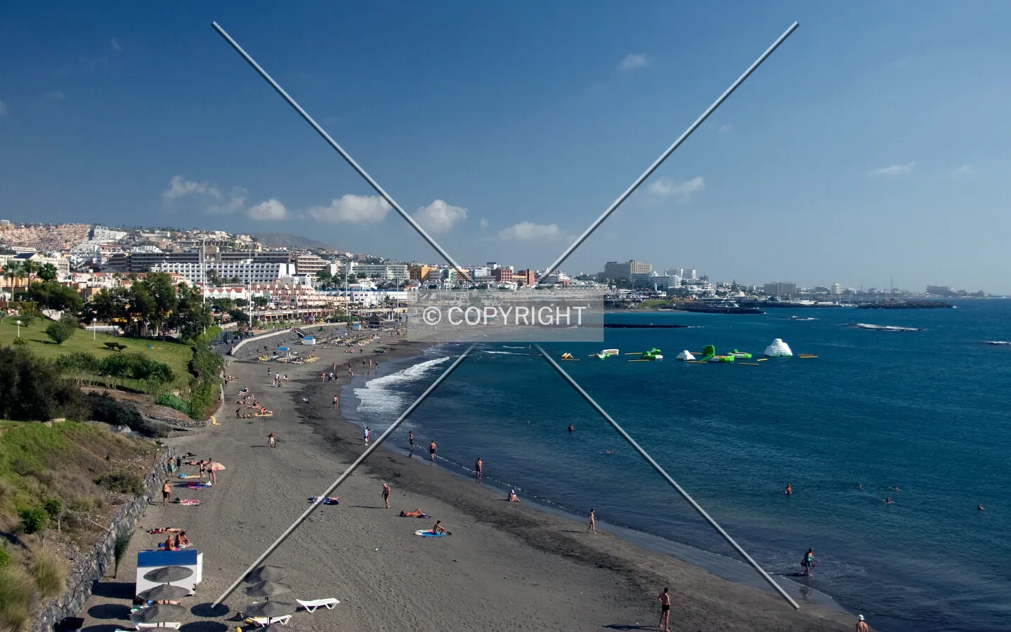 Northwestern view over Playa Fañabé