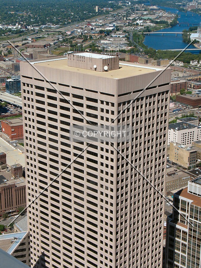 View to the northwest from the IDS Tower roof
