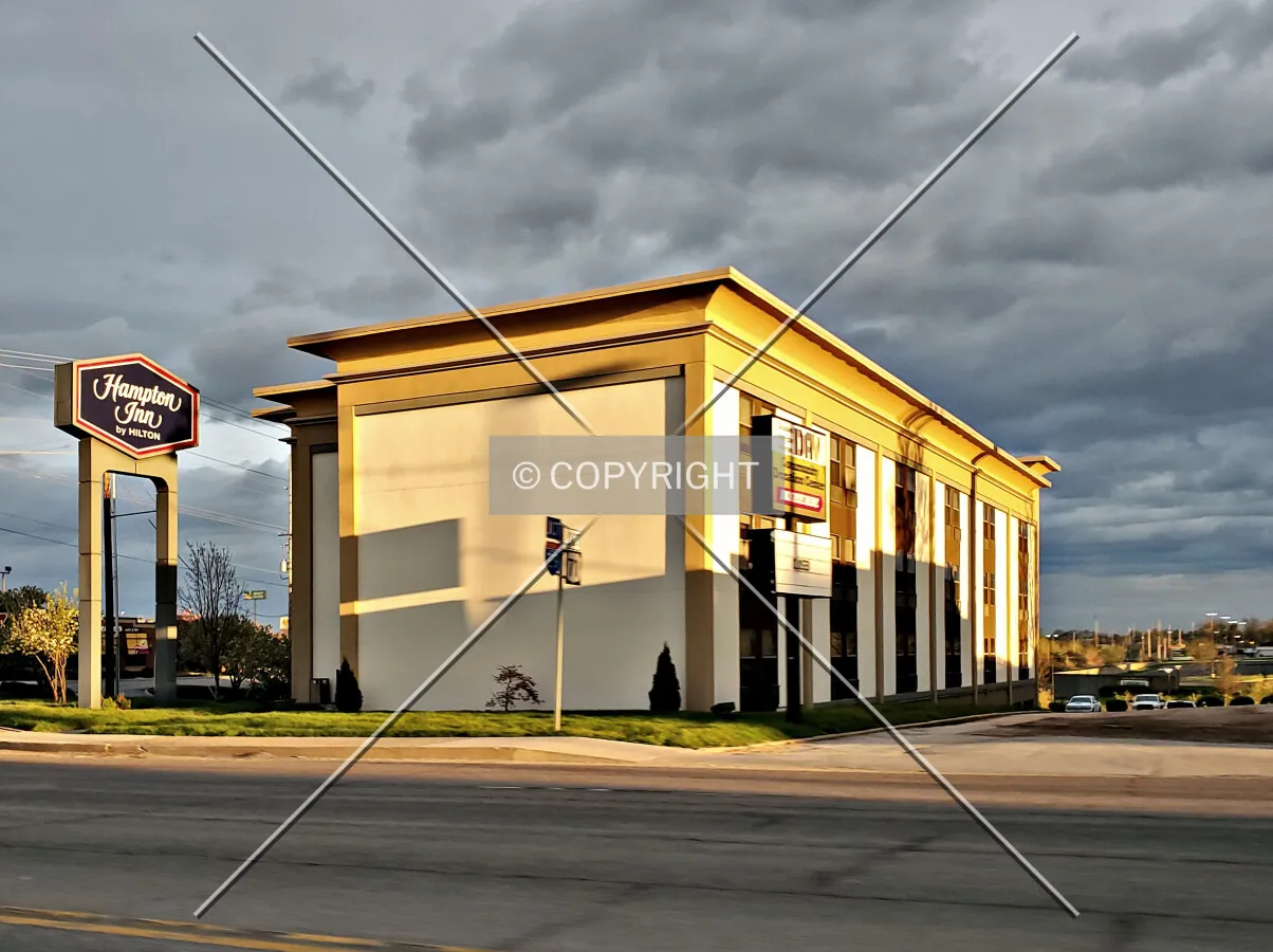Northwest view; April 22, 2020