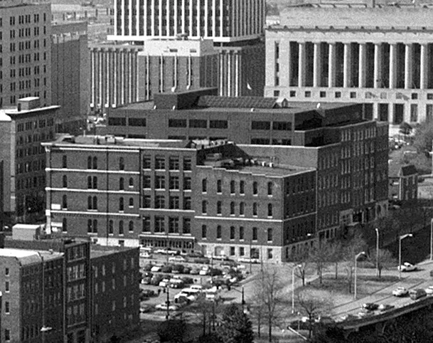 Vintage view from southeast
