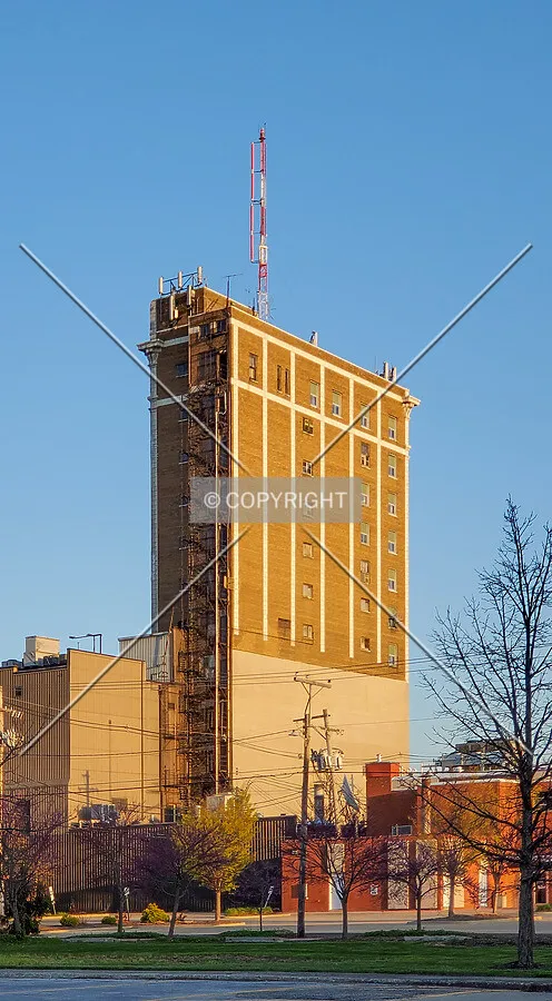 Northwest view; April 18, 2020