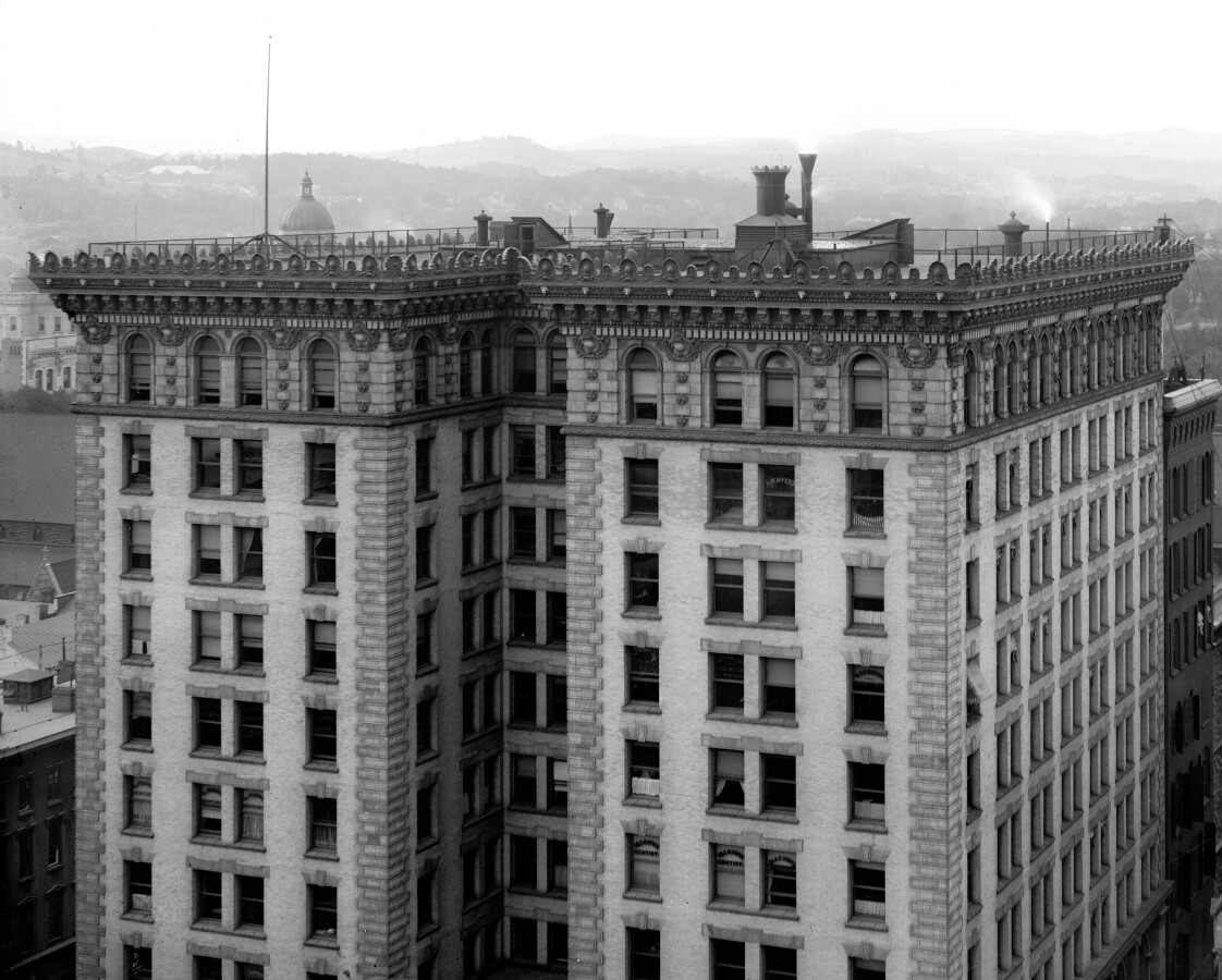 Vintage view from the northwest