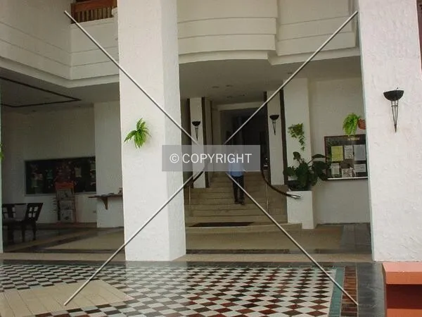 The entrance