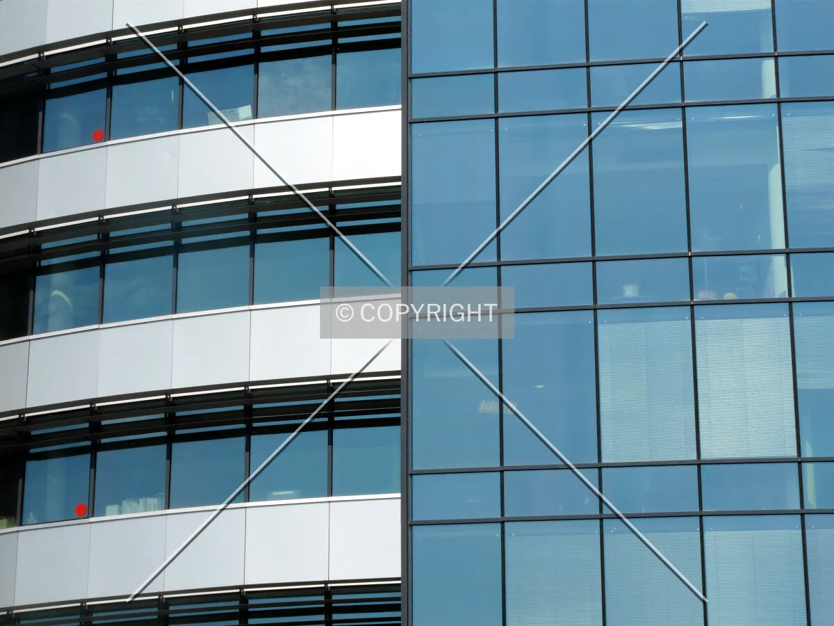 The two different facades